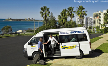 airport transfers with Sun Air