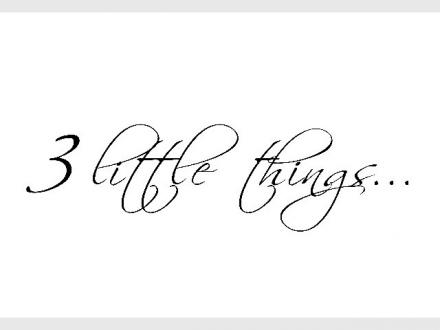 3 little things