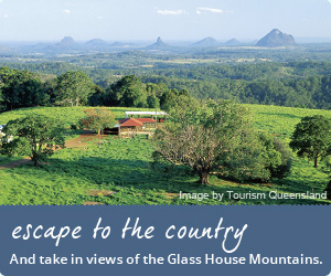 Glass house mountains banner