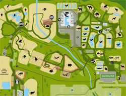 Australia Zoo map